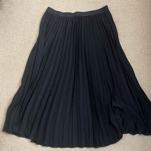 Black Pleated Skirt